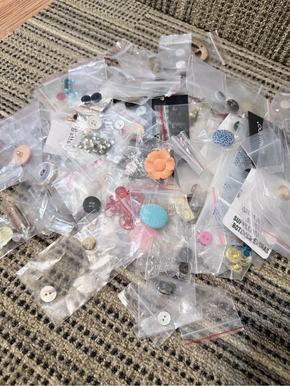 Assorted Buttons and Embellishments - Mixed Colors crafts sewing - Picture 3 of 8